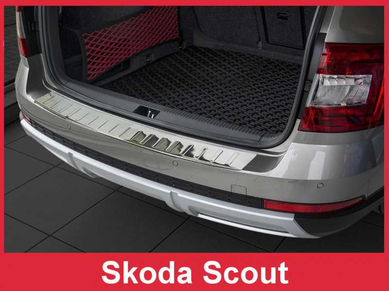 Ochranná lišta hrany kufru Škoda Octavia III. 2014-2016 (Scout