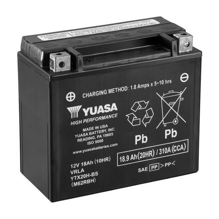 Motobaterie Yuasa Super MF YTX20H-BS Yuasa