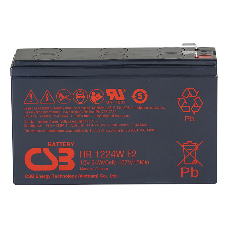 Záložní akumulátor CSB HR1224W F2 12V