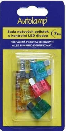 Sada pojistek ploché 5-30A 7ks (LED dioda) Autolamp